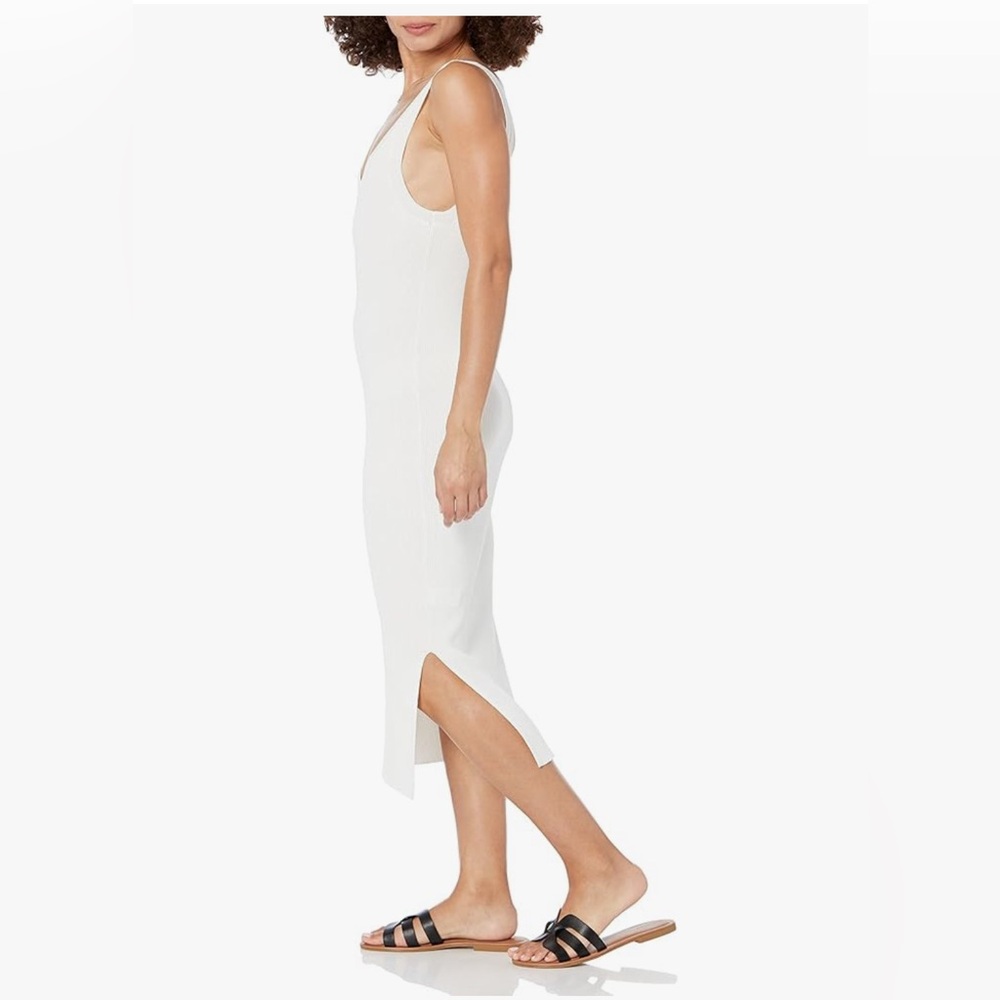 The Drop White Sleeveless Dress